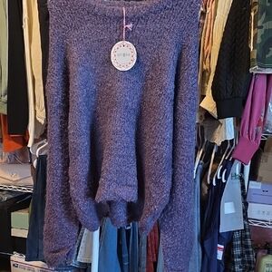 Umgee Cozy Purple Sweater
